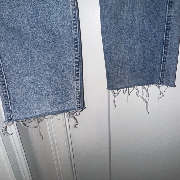 We The Free Curvy High Rise Light Wash Vintage Straight Ankle jeans size 27 - Picture 7 of 10